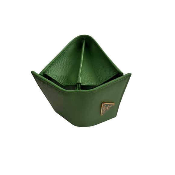 NWT! PRADA Authentic Saffiano Small Double Sided Fold Wallet - Picture 4 of 8